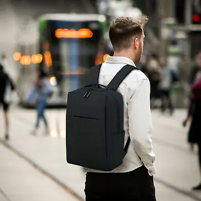 Men Women Oxford Laptop Backpack Travel Business School Book Bag W USB Port • $13.99
