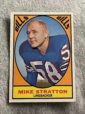 1967 Topps Mike Stratton Buffalo Bills #29 E696 • $2.99