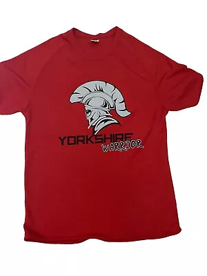 Starworld Yorkshire Warrior T-shirt Red Medium 300 Graphic Print • £6.64