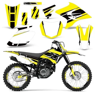 Graphic Skin Decal Wrap Kits Fits Yamaha TTR 230 08-15 Parts Decals 08-15 HRC YL • $69.95