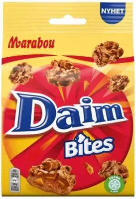 Marabou Daim Chocolate Candy Bites With Caramel Crisps Sweets 145g • $24.15