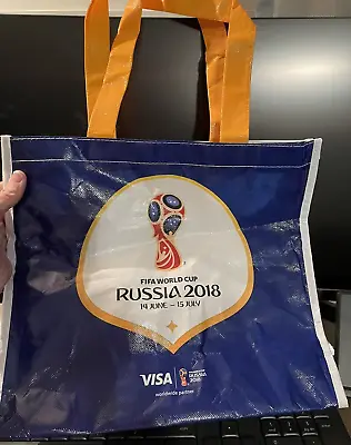 $5.99 • Buy FIFA World Cup Russia 2018 Official Hospitality Bag -  Blue Gold White