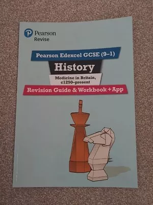 Pearson REVISE Edexcel GCSE 9-1 History Medicine In Britain Revision Guide And + • £6.50