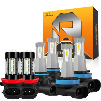 For Honda Odyssey Mini Passenger 2011-2021 LED Headlight & Fog Light Bulbs Combo • $45.99