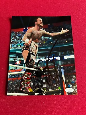 CM Punk  Autographed  (JSA) WWE 8x10 Photo  (Scarce / Vintage) • $89