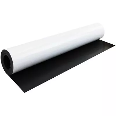 Magnetic Sheets Sign Material A4/1mtr Roll White Sign Making Magnetic Removable • £5.50