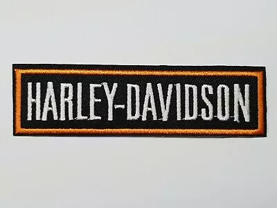 HARLEY DAVIDSON Iron On Or Sew On Biker Patch Motorbike Jacket Badge Shield • $8.99