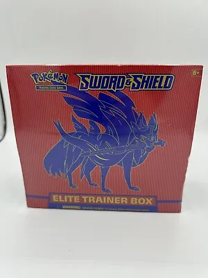 Pokémon Sword And Shield Zacian Elite Trainer Box Trading Card Game NEW SEALED • $50