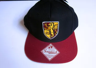 HARRY POTTER HAT GRYFFINDOR BASEBALL CAP  Adjustable One Size Fits All NWT • $6