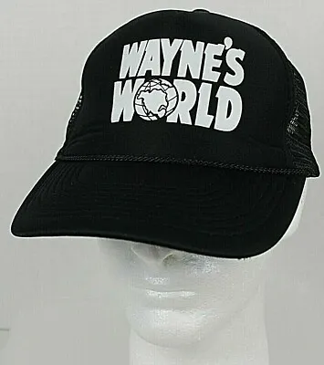 WAYNE'S WORLD Snapback Trucker Hat Mesh Novelty Cap Retro 90s Garth Costume SNL  • $19.90