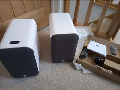 Q Acoustics M20 HD Wireless Speakers. Unused White • £279.99