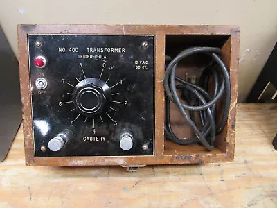 Vintage Geiger Cautery No. 400 Variable Transformer Frankenstein Lab • $25