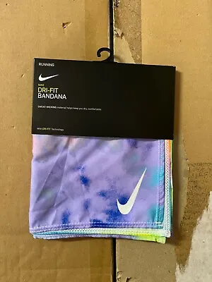 £19.81 • Buy Nike Dri-FIT Tie-Dye Printed Bandana / Unisex, One Size 