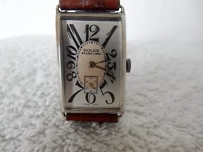VINTAGE & FINE ROLEX MARCONI HAND WINDING WRISTWATCH Approx. 1940's Wristwatch • $1400