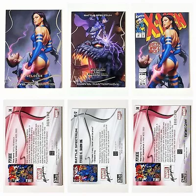 [3] 2022 Marvel Masterpieces PSYLOCKE /1499 /1999 Battle Spectrum Silver Variant • $39.99