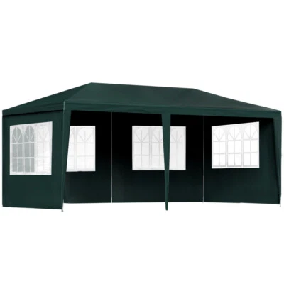 Instahut Gazebo 3x6 Outdoor Marquee Side Wall Party Wedding Tent Camping Green • $103.92