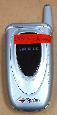Samsung SPH-A660 - Silver ( Sprint ) Very Rare Cellular Flip Phone - READ • $11.04