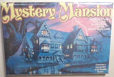 Mystery Mansion Board Game Box 2 X3  MAGNET Refrigerator Locker Retro • $6.95