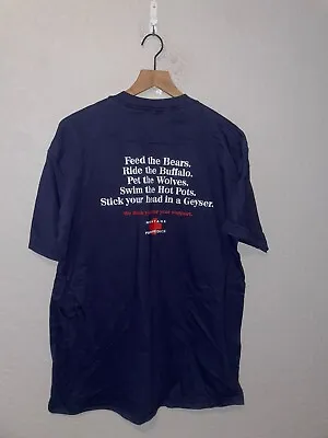90s Vintage Jerzees MT Montana Paramedics Medic Humor Joke Blue Shirt VTG L 1990 • $20