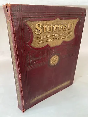 *RARE* Starrett Precision Tools Catalog 26 1938 Embossed HC Edition • £183.37