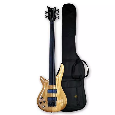 TARIO Left-hande Fretless 5 String Electric Bass Maple Neck Basswood Body • $169.99