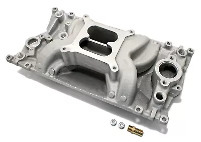 SBC Small Block Chevy Dual Plane Vortec Air Gap Aluminum Intake Manifold 350 • $179.89