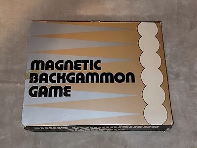 Vintage Magnetic Backgammon Game NEW NIB • $14.99