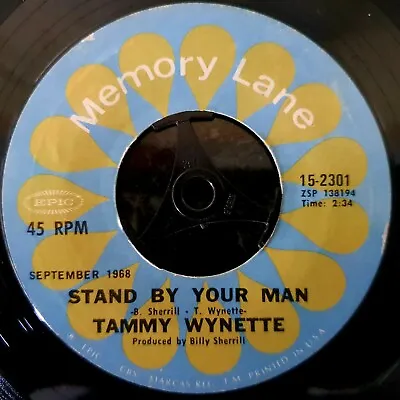 £6.49 • Buy Tammy Wynette - Stand By Your Man / He Loves Me All The Way - 7 