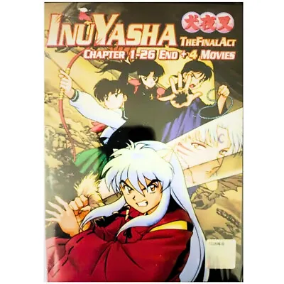 Dvd Inuyasha Complete Tv Series  Chapter 1-26 End + Final Act 4 Movies Eng Dub • $39.95