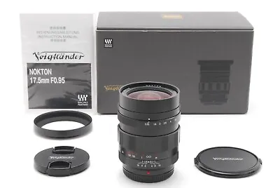  MINT W/Box  Voigtlander Nokton 17.5mm F0.95 Aspherical Micro Four Thirds Lens • $549.90