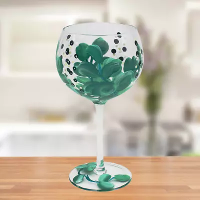 Cocktail Gin Glass & Stemless Glass Lynsey Johnstone Hand Painted | Gift Boxed • £10.95