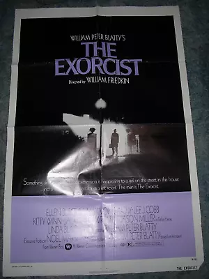 Movie Poster Original The Exorcist 27 X 41 Ellen Burstyn Max Von Sydow • $27.80