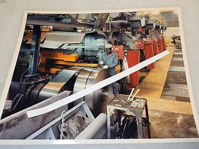 Vintage Acme Interlake Steel Mill Plant View Industrial Photo 8X10 #41 • $7.99