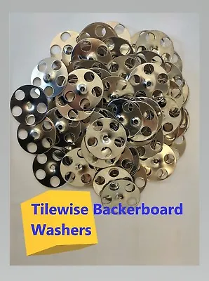 100 X Tile Backer Board & Insulation Fixing Washer Discs For Wall & Floor • £10.60