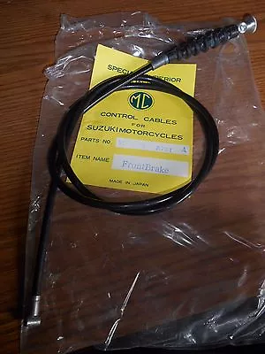 NOS MC Front Brake Cable Fits: Suzuki M12 M15 K10 K11 K15 AC50 T125 58100-03731 • $9.95