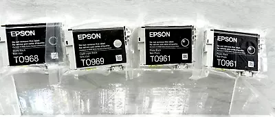 EPSON T0961 Photo Black Cartridges (2)/ T0969 Light Black/T0968 Matte Black NEW • $11.95