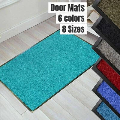 £15.98 • Buy Doormat Moisture Absorbent Large Kitchen Rugs Heavy Duty Floor Mat Dirt Trapper