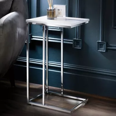 £31 • Buy C Shaped Coffee Table Bed Sofa Side End Table Laptop Notebook Desk Living Room
