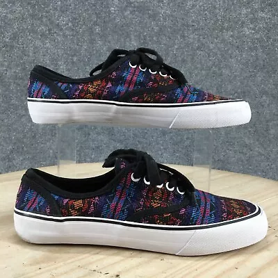 Mossimo Supply Co Shoes Womens 9 Casual Low Sneakers Multicolor Fabric Lace Up • $26.99