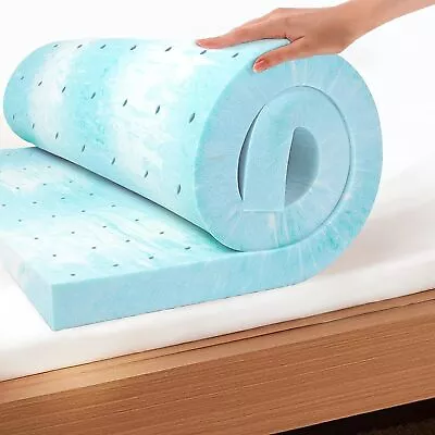 Ego Topper 2 Inch Twin Memory Foam Mattress Topper Cooling Gel Foam Mattress To • $44.59