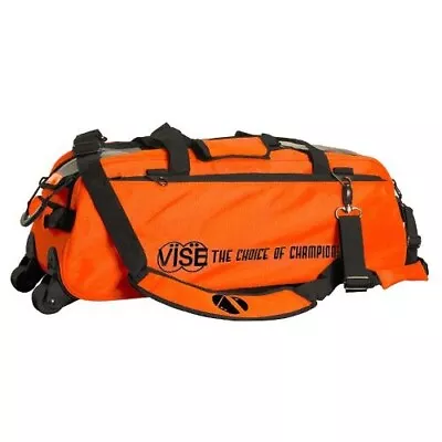 Vise 3 Ball Triple Tote Orange Bowling Bag • $89.95