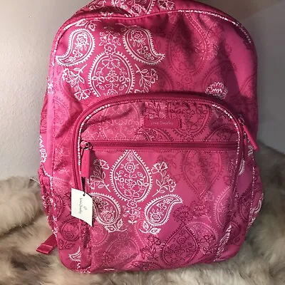 NWT Vera Bradley Campus Backpack - Lighten Up - Stamped Paisley • $39.47