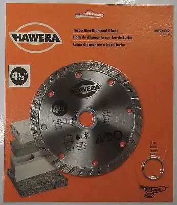 Hawera HWD4542 4-1/2  Turbo Rim Diamond Saw Blade • $4.50