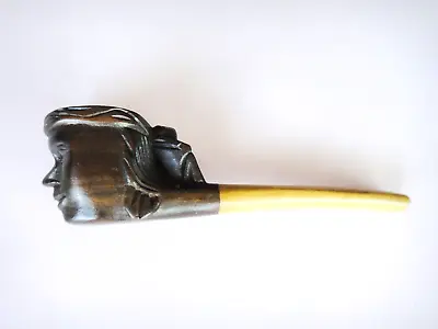 Vintage Smoking Pipe   Wood Carved Used Condition • $79.99