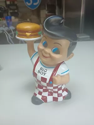 Vintage Bob’s Big Boy 8” Plastic Vinyl Money Coin Bank Double Decker Burger • $17.99