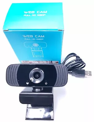 Web Cam Full HD 1080P Windows Mac OS X Buit-in Microphone 10/8/7 • $10.69