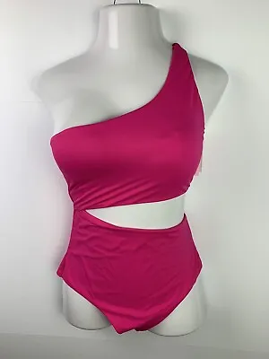 NWT Victorias Secret Cut Out One Piece Swimsuit Monokini Size MEDIUM Pink • $49.99