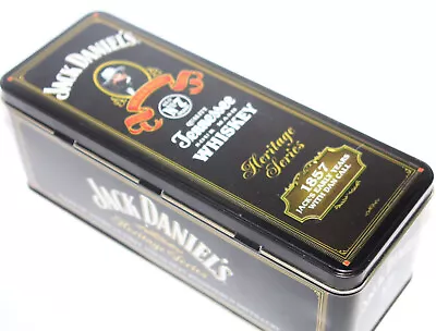 Vintage Jack Daniels 1857 Whiskey #7 Heritage Series Hinged Metal Tin (EMPTY) • $12.99