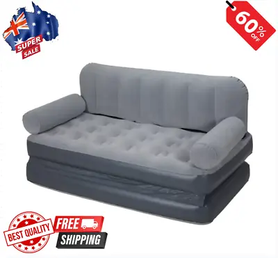 2 Seater Sofa Bed Double Couch Lounge Portable Inflatable Camping Outdoors AUS • $52.25