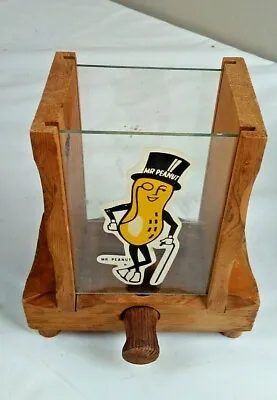 Vintage MR Peanut Planters Nut Dispenser Bar Ware Vending MachineKnock On Wood  • $16.99